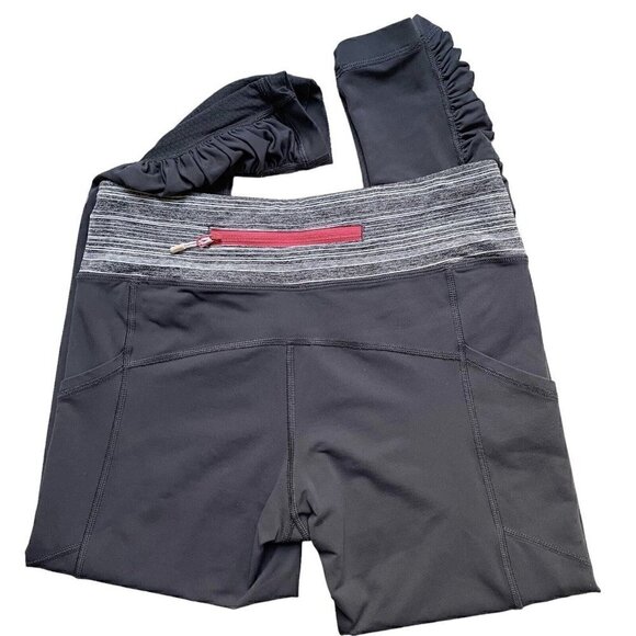 Lululemon Speed Tight Lux Crop Gray Leggings Women’s 6  Athletic Gym Running - Picture 6 of 10